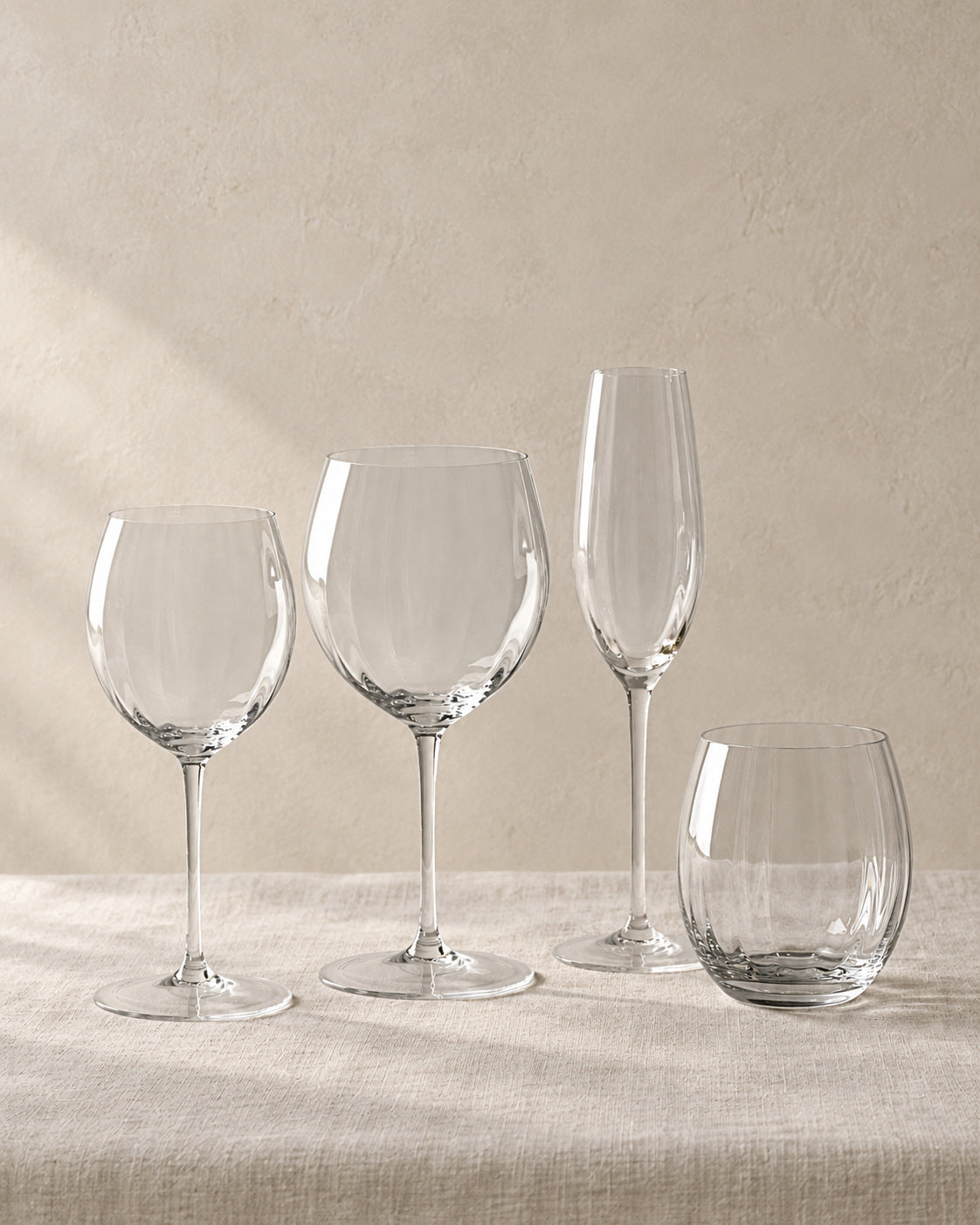 Gatsby 6er-Set Champagnergläser aus Kristallglas