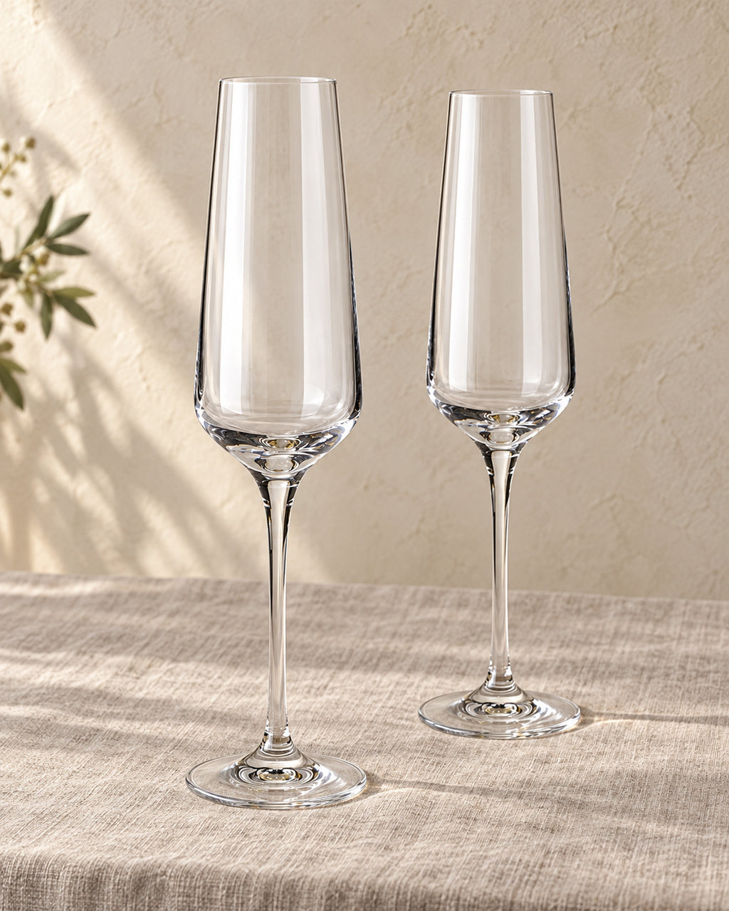 6er-Set Dao Champagnerglas, Kristallglas H25 cm, D6,5 cm