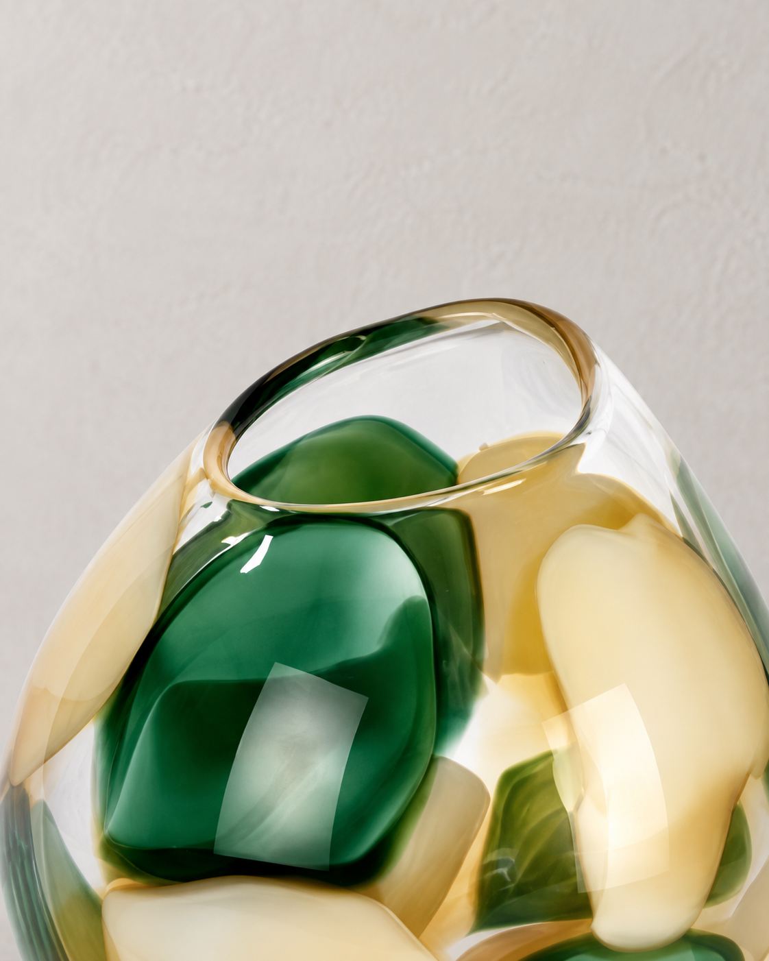 Bagodar Vase klein grün beige