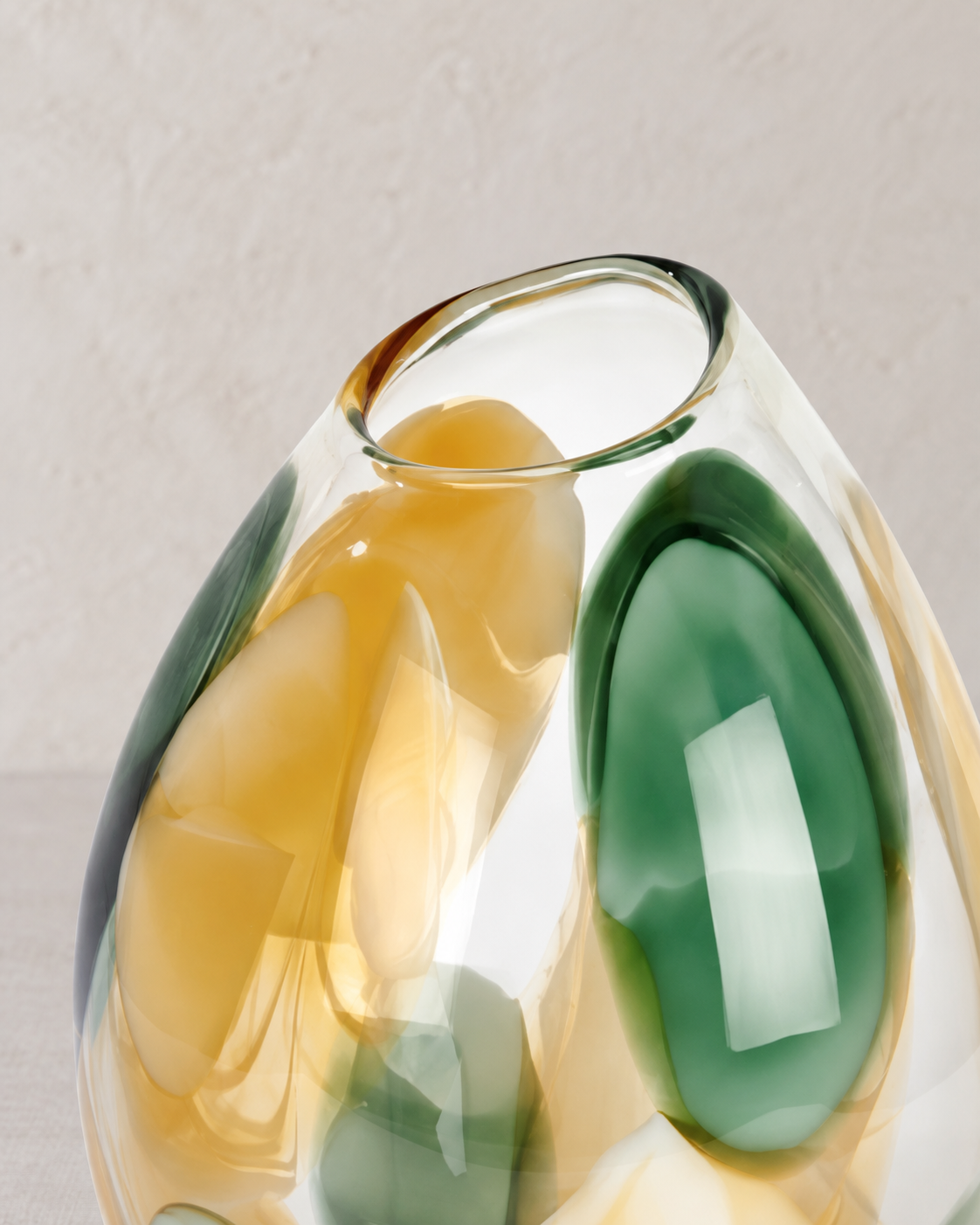 Bagodar Vase groß grün beige