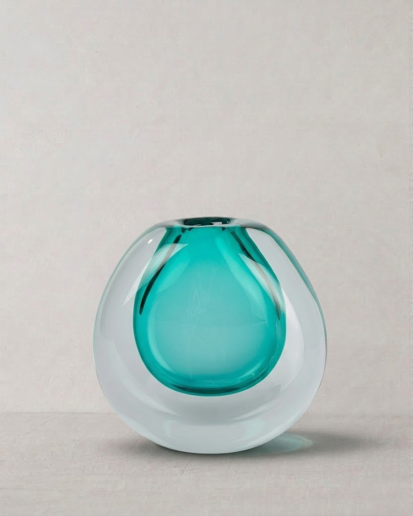 Cariani Vase Glas ocean