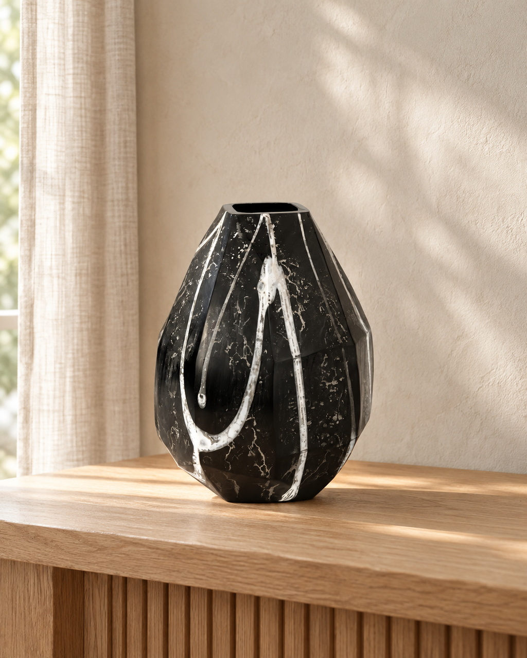 Boda Vase Glas onyx
