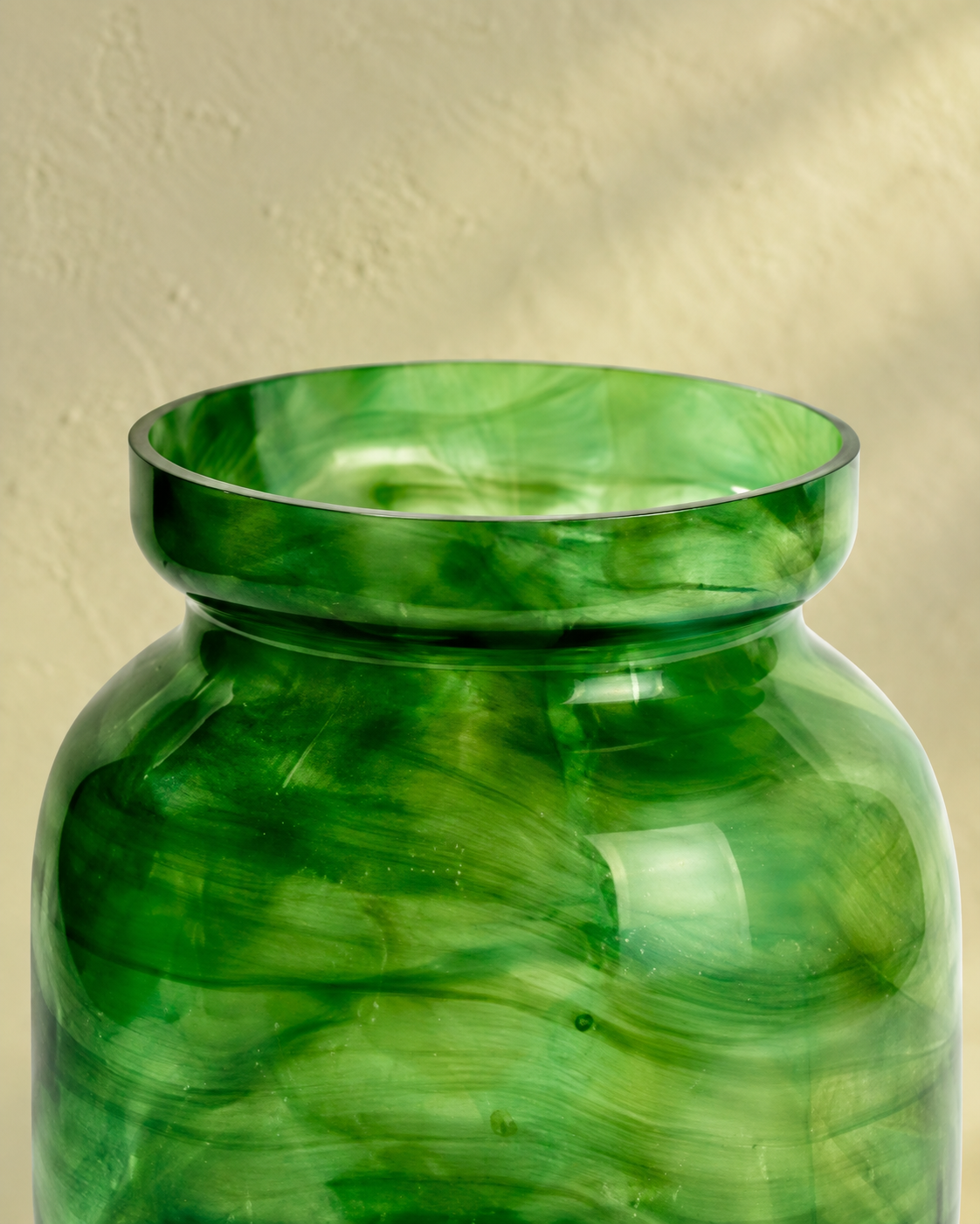 Chantabury Vase klein smaragdgrün