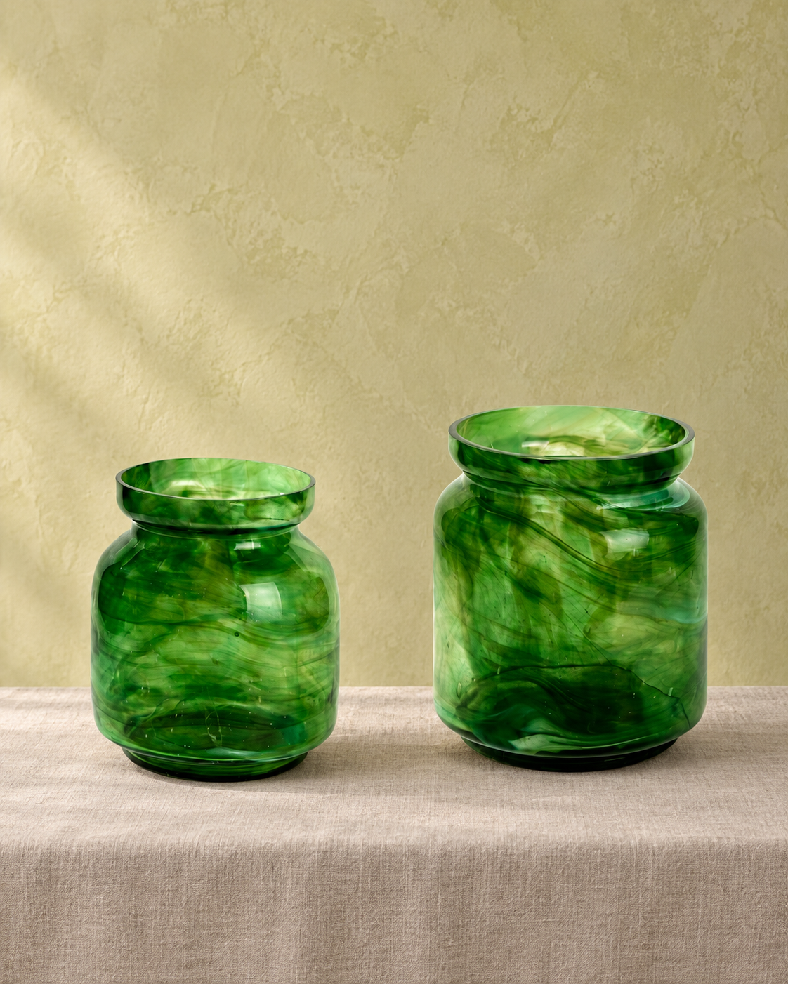 Chantabury Vase groß smaragdgrün