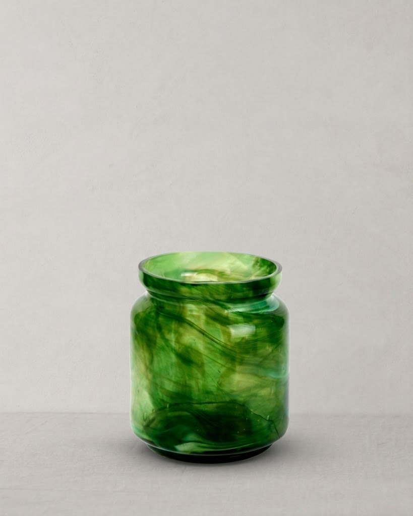 Chantabury Vase groß smaragdgrün