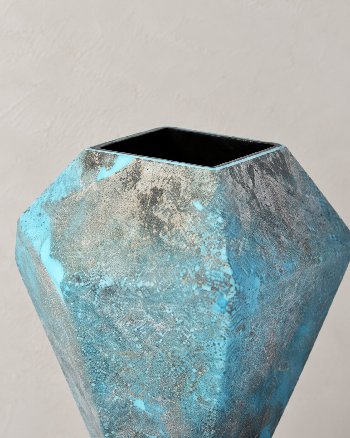 Peruzzi Vase Glas himmelblau