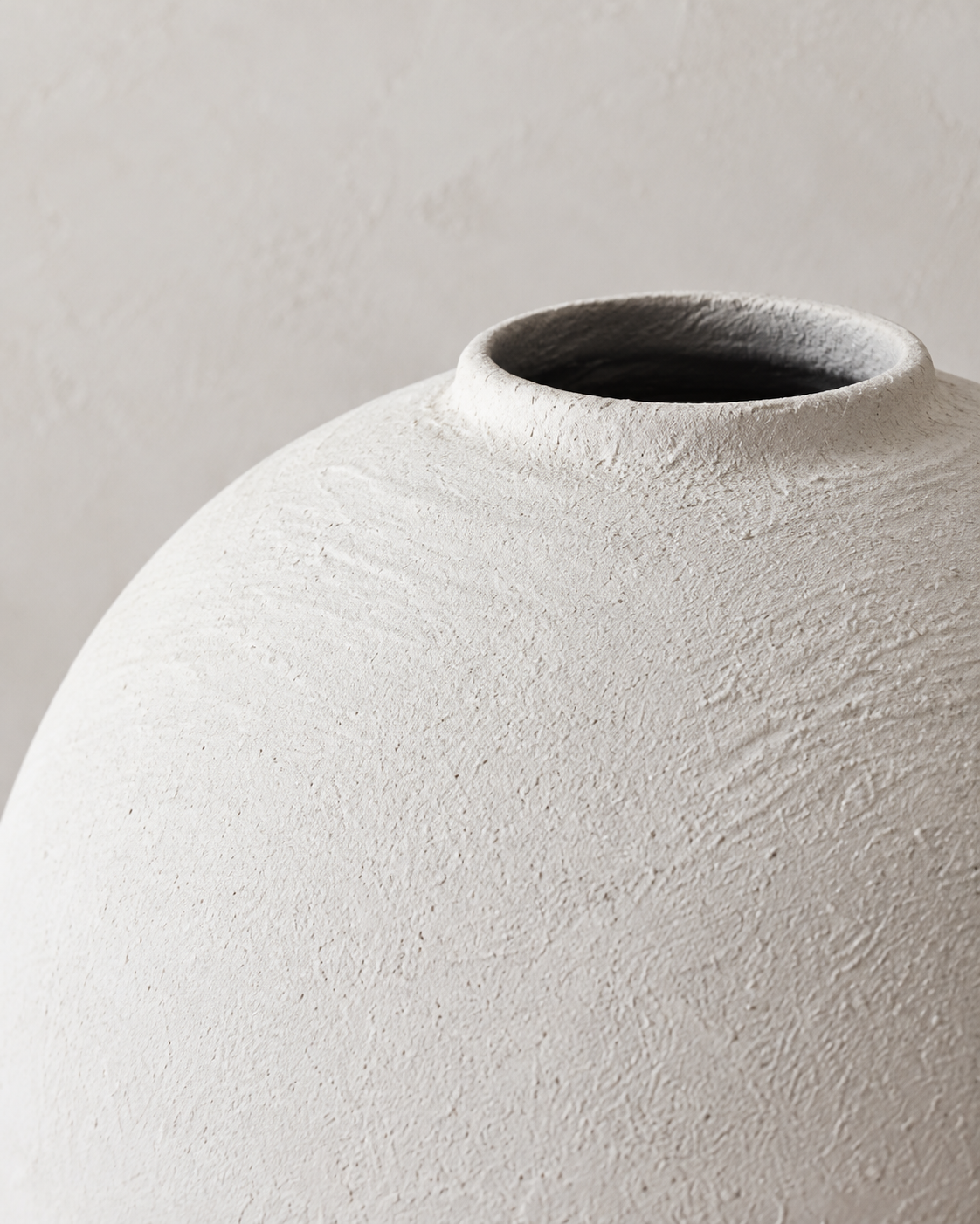 Olea Bodenvase Keramik weiß