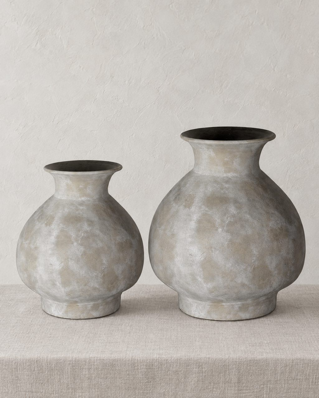 Guangze Bodenvase klein Keramik grau