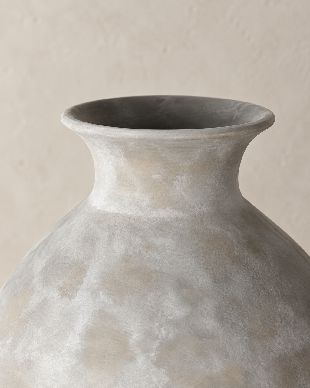 Guangze Bodenvase groß Keramik grau