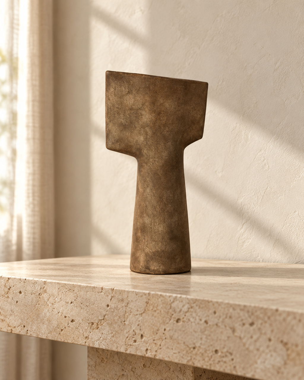 Narva Vase Keramik braun