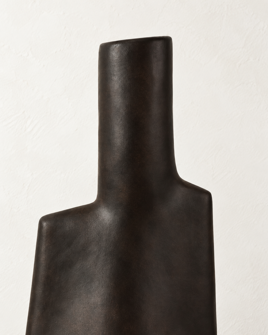 Nivon Vase Keramik dunkelbraun