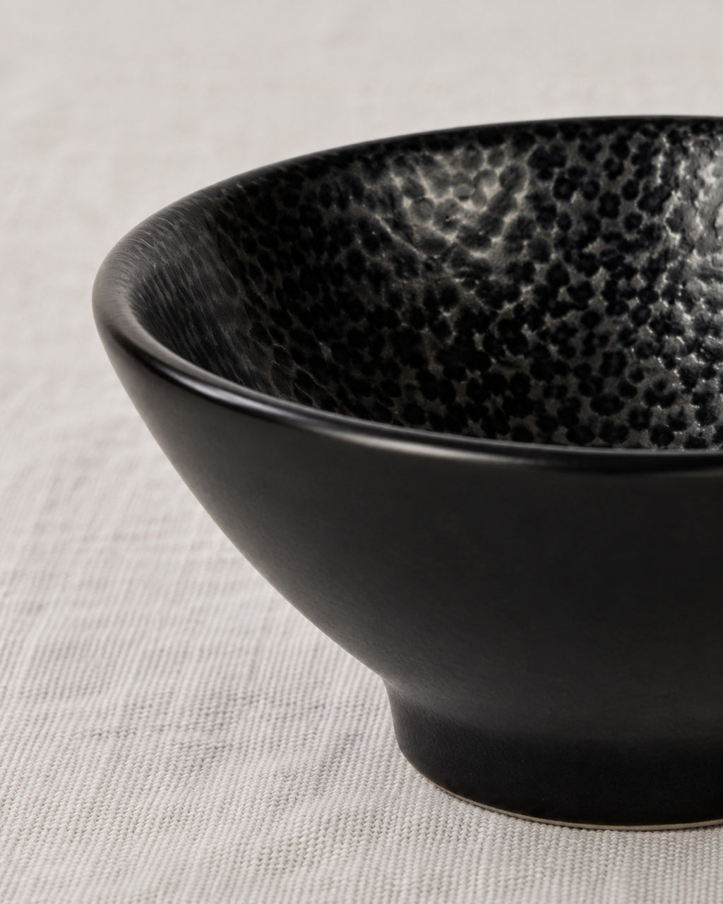 Kaori 4er-Set Dippschale klein schwarz