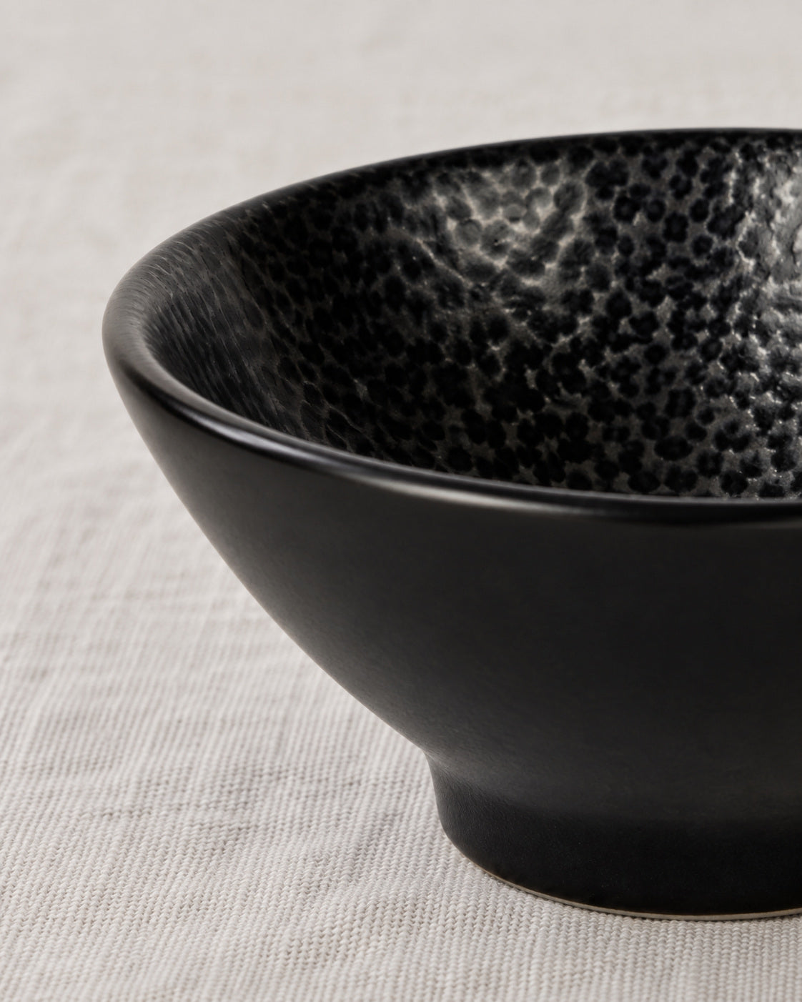 Kaori 4er-Set Dippschale klein schwarz