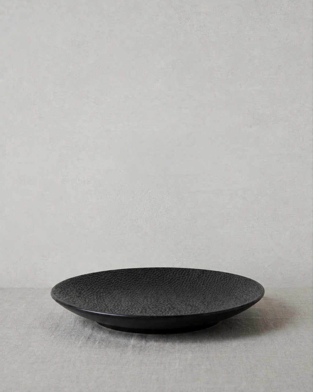 Kaori 4er-Set Teller D 21 cm Steingut schwarz