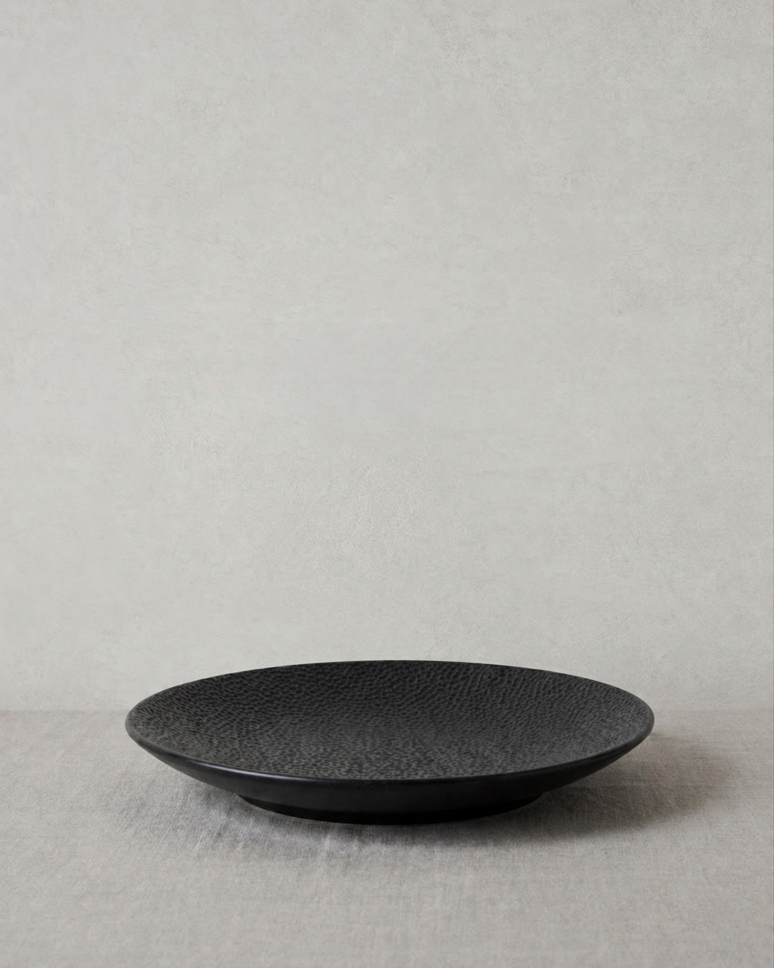 Kaori 4er-Set Teller D 21 cm Steingut schwarz