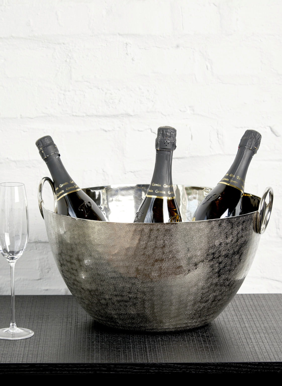 Paarl Champagnerkühler Aluminium vernickelt