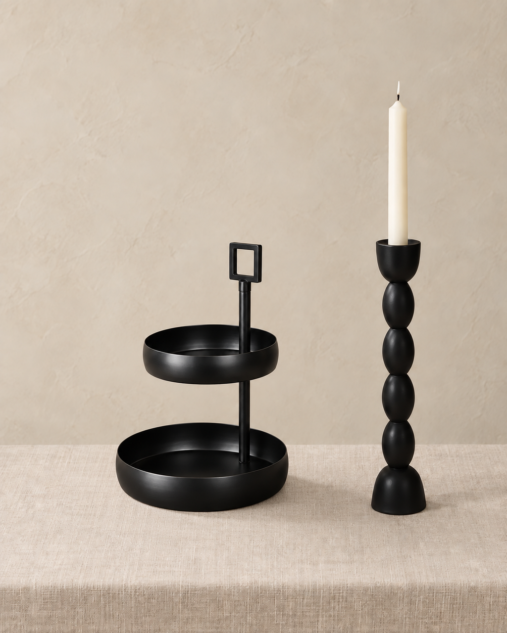 Cascata Etagere Eisen schwarz