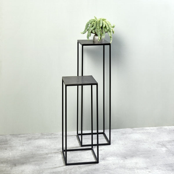 Dado Blumentisch klein Metall graphit