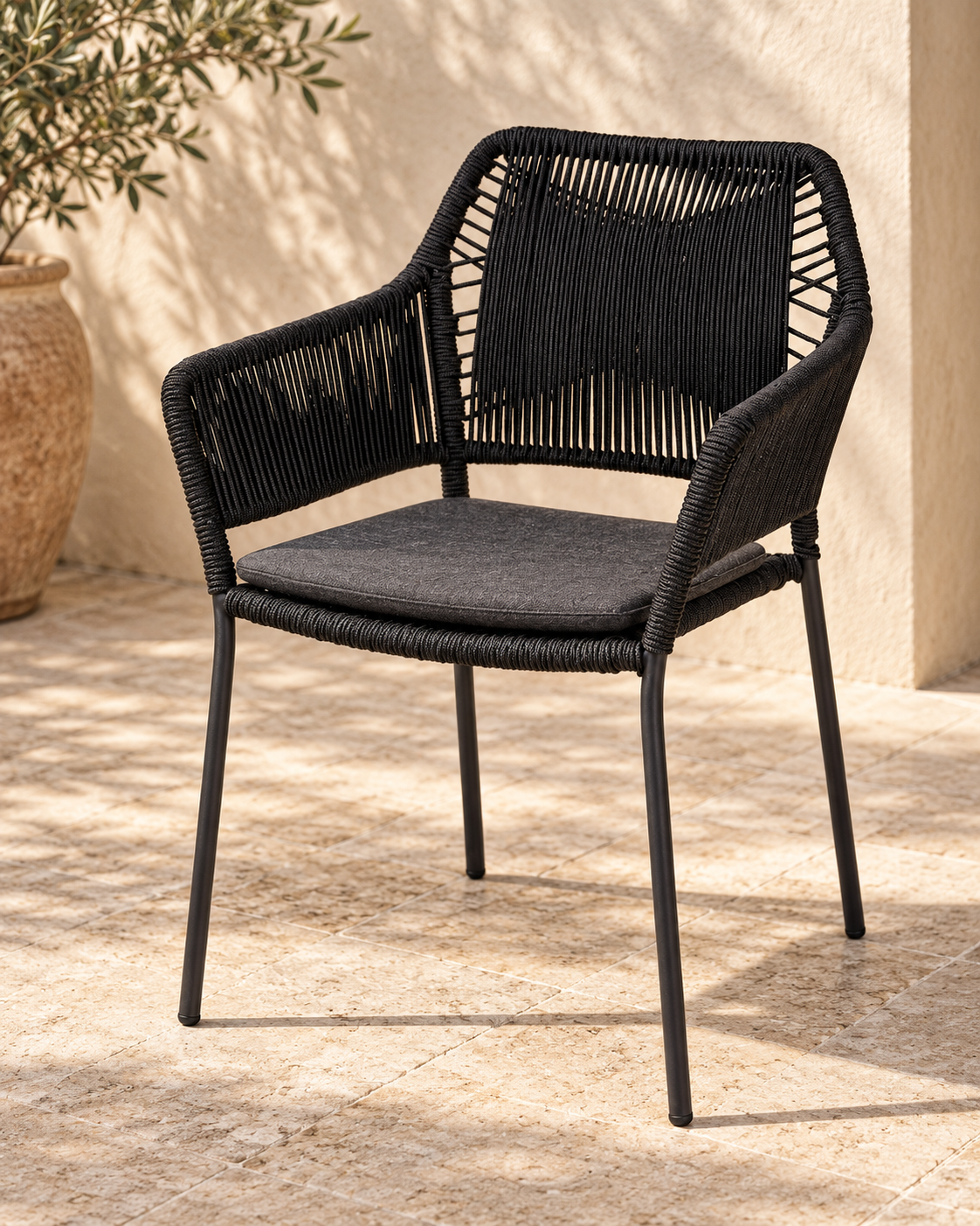Amaya Outdoorstuhl m.Sitzauflage SH 44,5 cm