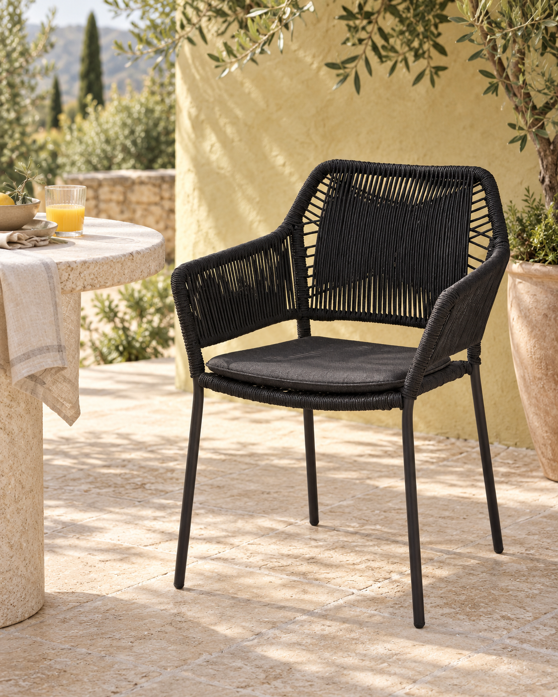 Amaya Outdoorstuhl m.Sitzauflage SH 44,5 cm