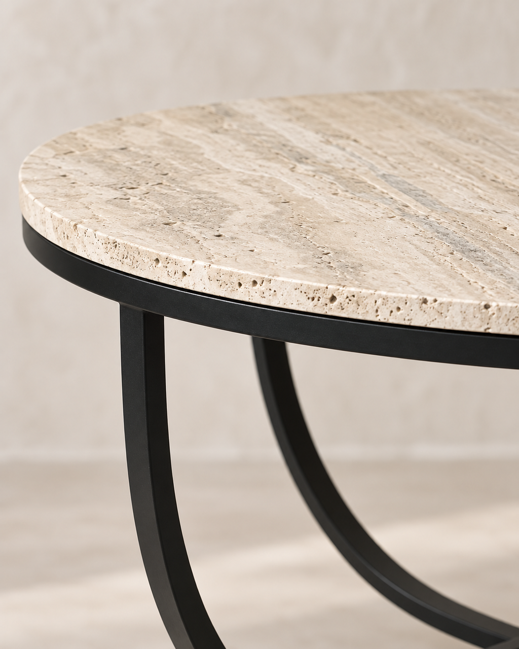 Rapolano Couchtisch Travertin beige