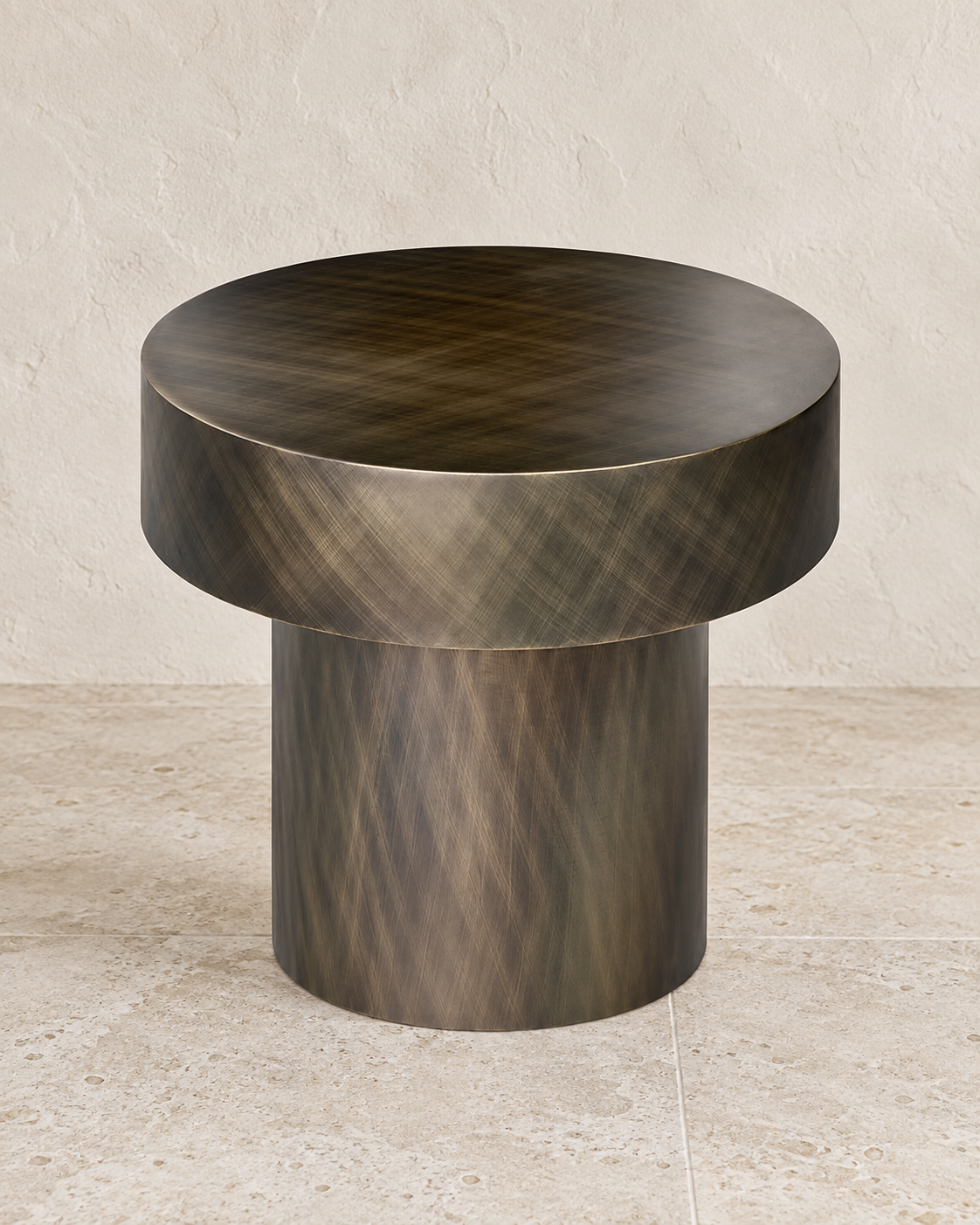 Hiro Couchtisch Metall bronze