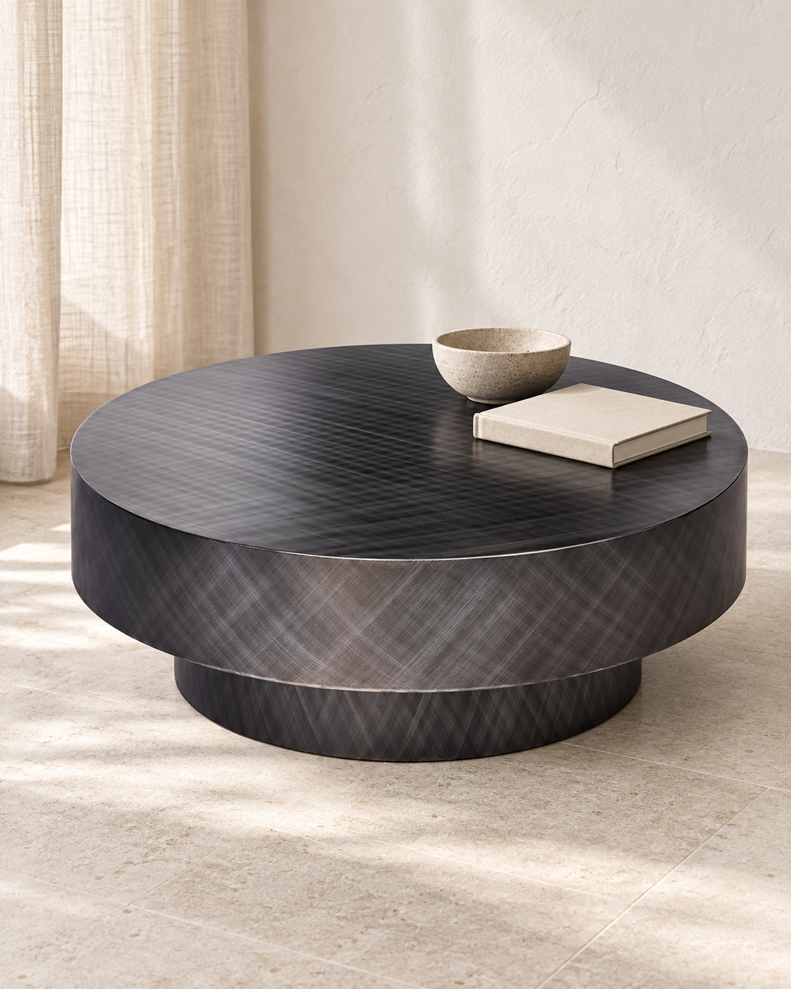 Hiro Couchtisch Metall graphit