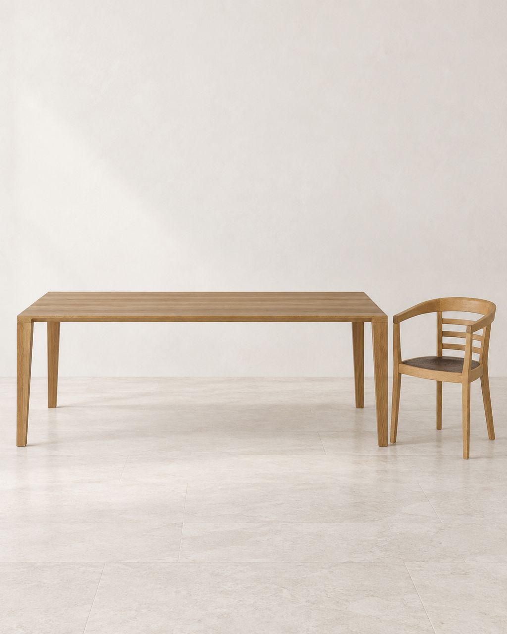 Esstisch Aracol 90x200 cm Eiche geölt