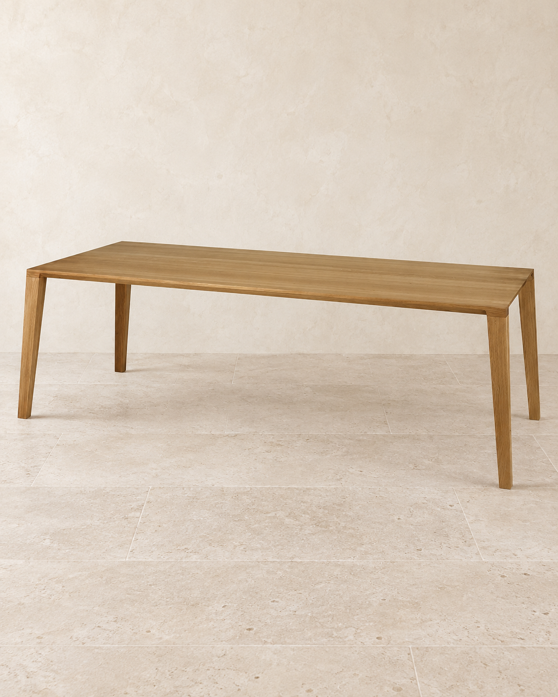 Esstisch Aracol 100x240 cm Eiche geölt