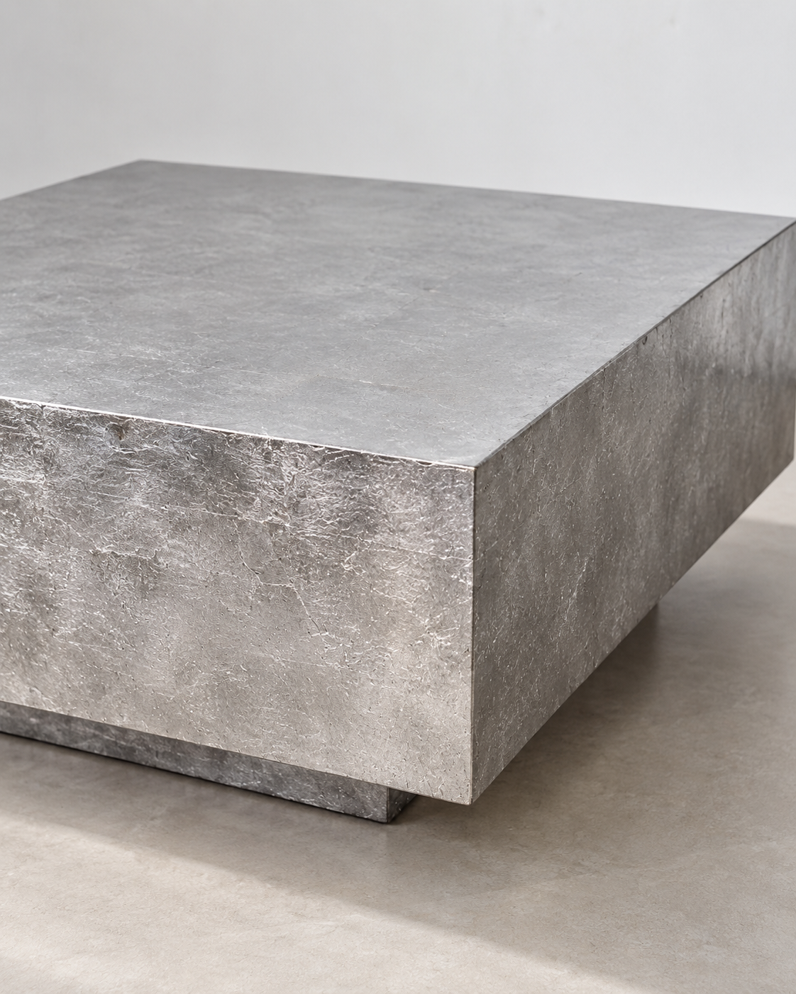 Cubo Couchtisch silber