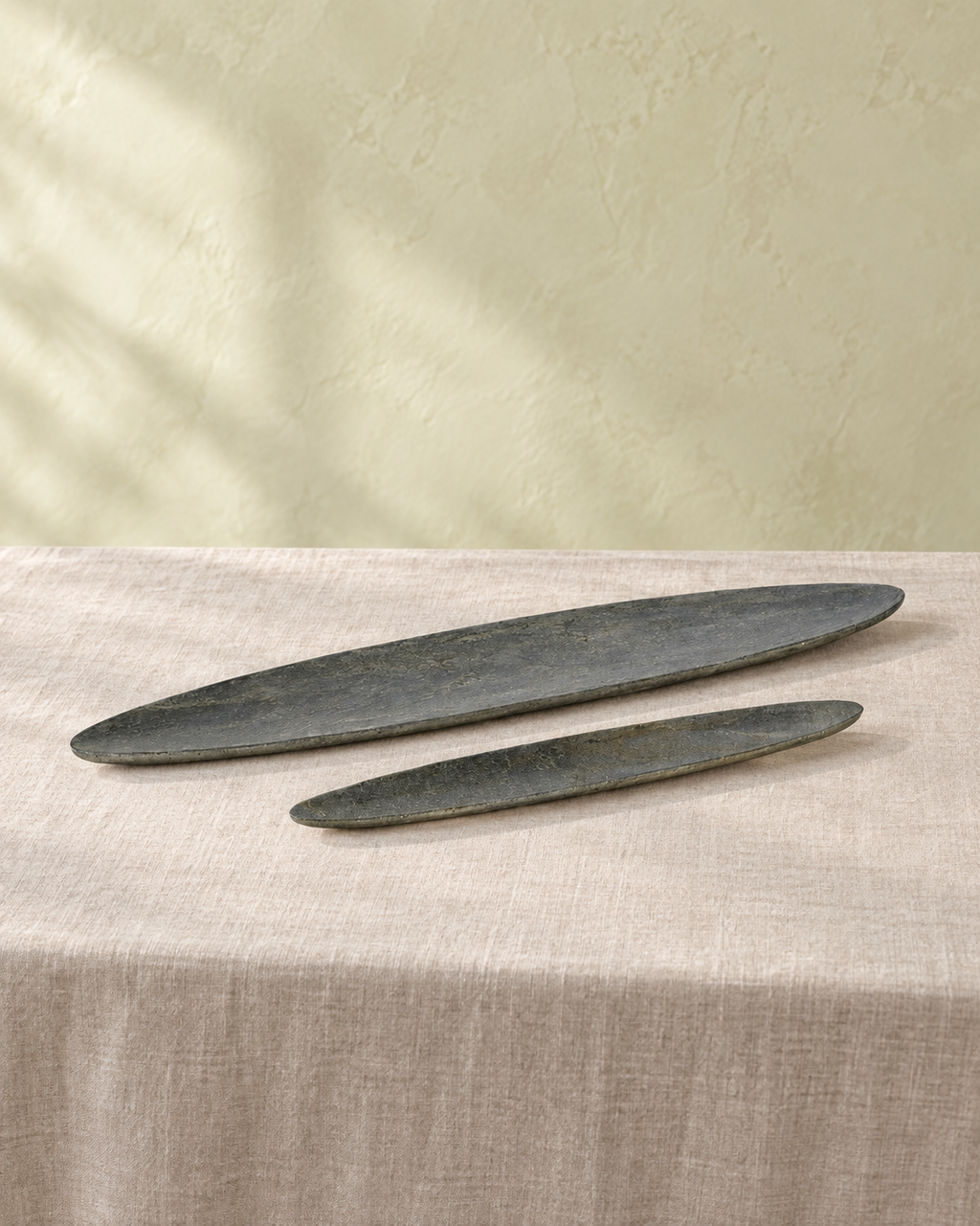 Uluwatu Servierplatte Schiefer 67cm