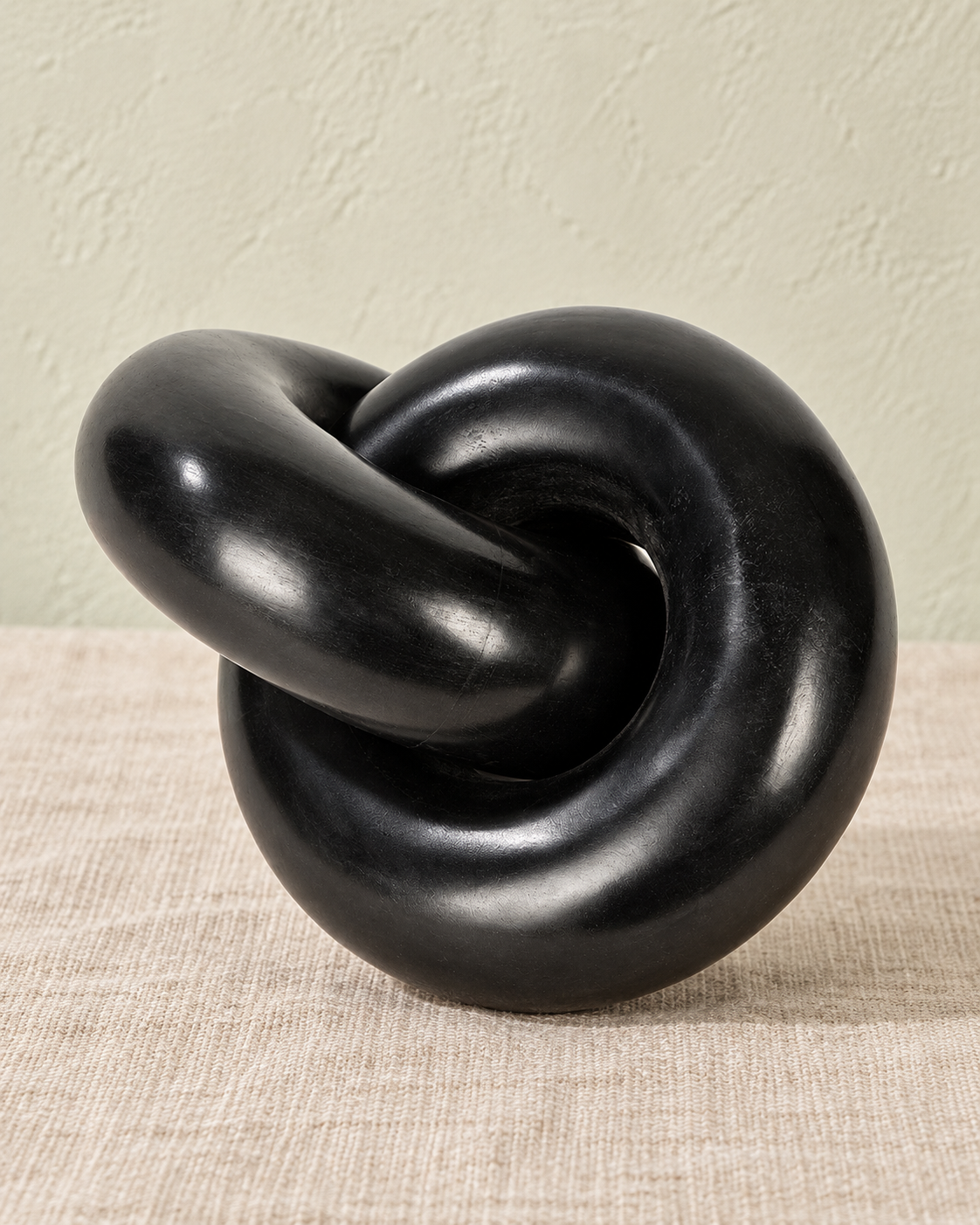 Gordios Deko-Objekt, Marmor, schwarz, 15x15x5 cm