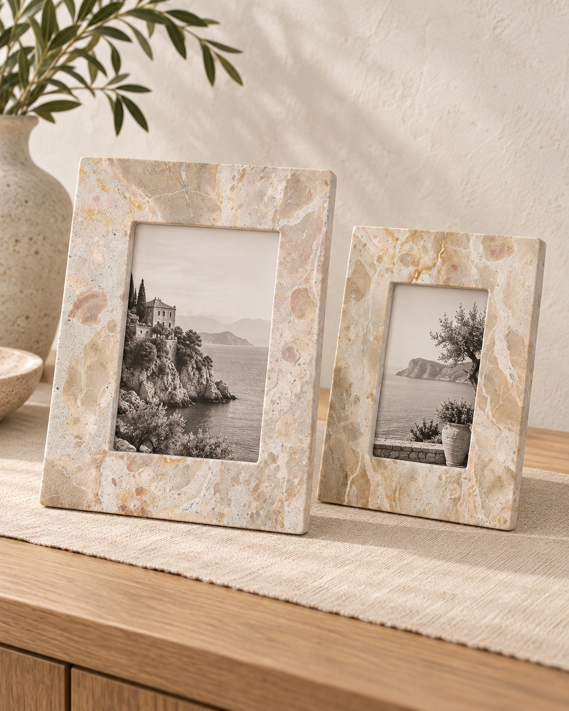 Phoenix Bilderrahmen 13x18 cm Travertin beige
