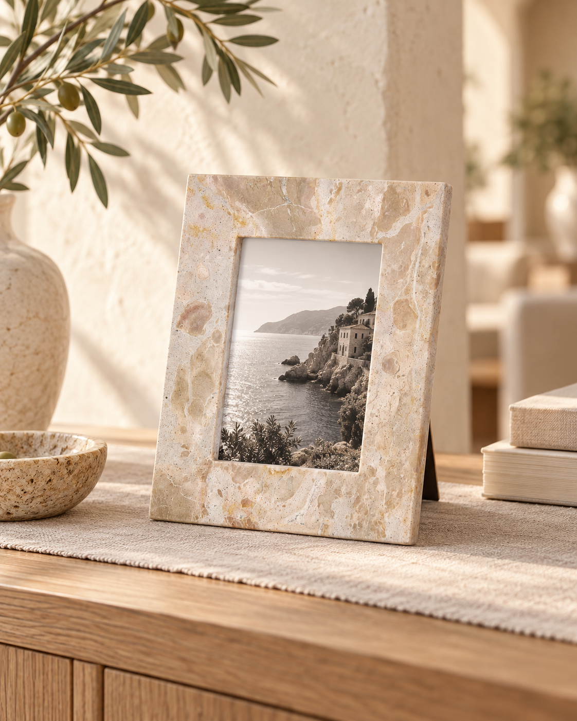 Phoenix Bilderrahmen 13x18 cm Travertin beige